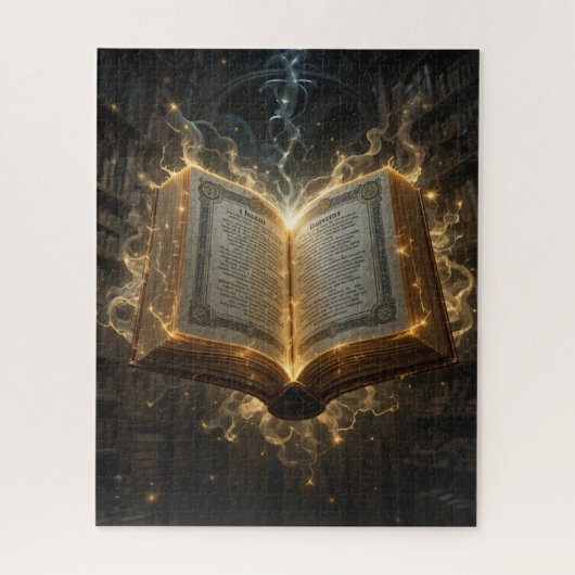 不可能なパズル – 自己読の本 ジグソーパズル (縦)