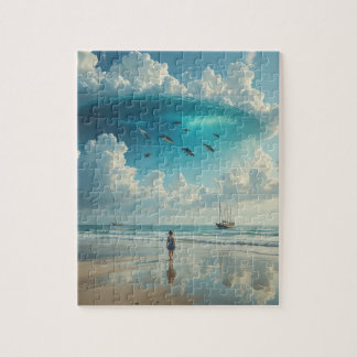 不可能なパズル – 逆さ海 ジグソーパズル