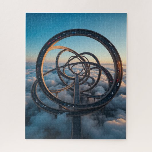 不可能なパズル- Roads to Nowhere ジグソーパズル (縦)