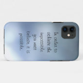 不可能なブルーグレーのiPhone 5の箱を達成して下さい Case-Mate iPhoneケース (裏面(横))