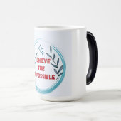 不可能なロゴデザイン モーフィングマグカップ (正面右)