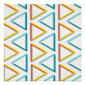 不可能な三角形のオタク系のパターン ポスター (正面)