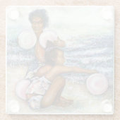 不可能な人々を征服する ガラスコースター (裏面)