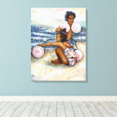 不可能な人々を征服する キャンバスプリント (インサイチュ (ウッドフロア))