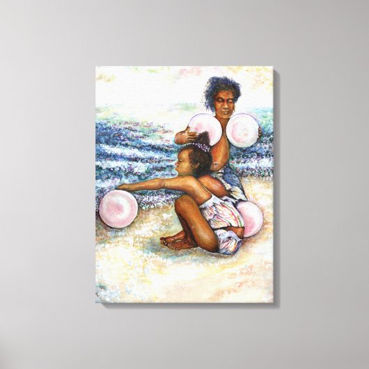 不可能な人々を征服する キャンバスプリント (正面)