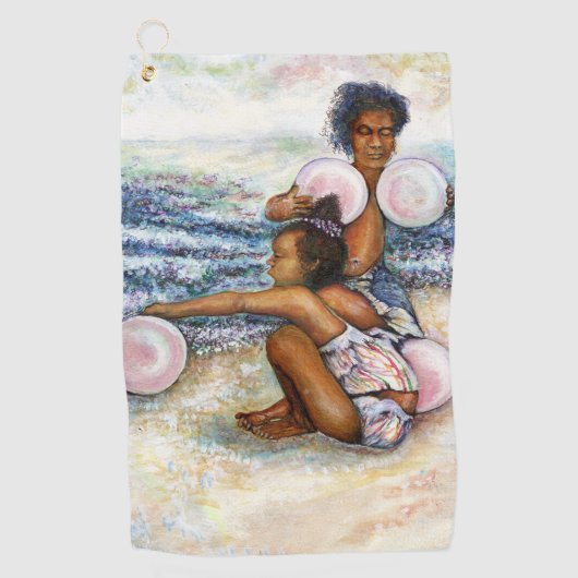 不可能な人々を征服する ゴルフタオル (正面)