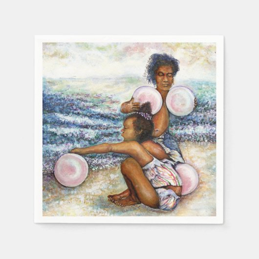 不可能な人々を征服する スタンダードカクテルナプキン (正面)