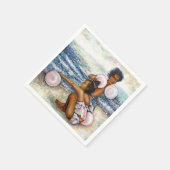 不可能な人々を征服する スタンダードカクテルナプキン (角)