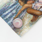 不可能な人々を征服する フリースブランケット (角)