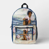 不可能な人々を征服する プリントバックパック (正面)