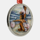 不可能な人々を征服する メタルオーナメント (右)