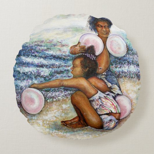 不可能な人々を征服する ラウンドクッション (正面)