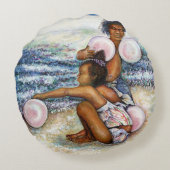 不可能な人々を征服する ラウンドクッション (裏面)