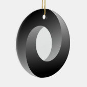 不可能な円の目の錯覚 セラミックオーナメント (右)