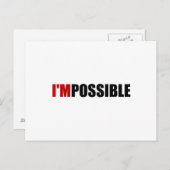 不可能な動機 ポストカード (正面/裏面)