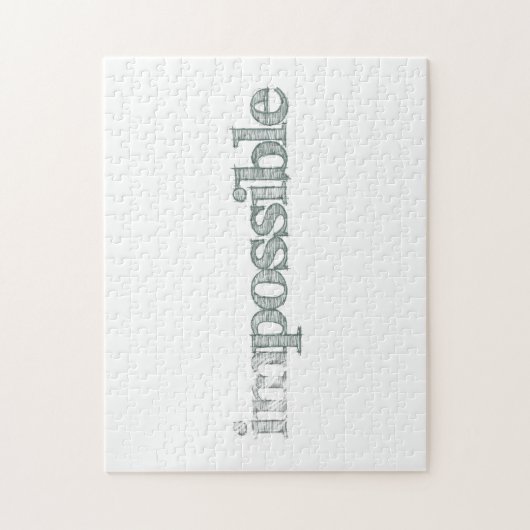 不可能な可能性のあるやる気を起こさせる引用文 ジグソーパズル (縦)