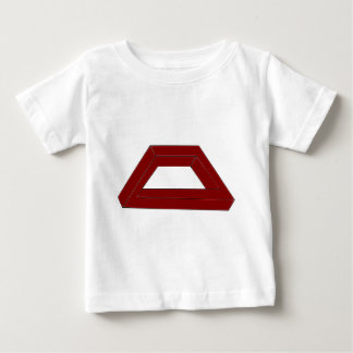 不可能な台形の目の錯覚 ベビーTシャツ