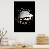 不可能な夢のポスターを夢見る(24x36) ポスター (キッチン)
