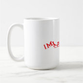 不可能な姿勢のマグカップ コーヒーマグカップ (左)