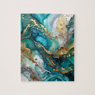 不可能な抽象芸術大理石ジグソーパズル ジグソーパズル