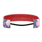 不可能な豚はパーソナライズされた無飛んでいるい アスレチックヘッドバンド (裏面)