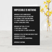 不可能は何でもない，ジム，ハッスル，成功，グラインド カード (黄色い花)