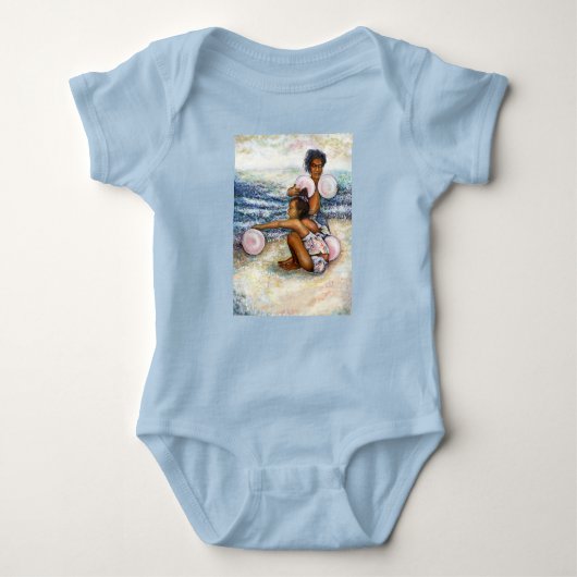 不可能を征服することに執着している ベビーボディスーツ (正面)