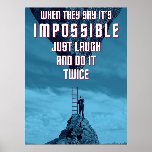 不可能を行う – 2回 ポスター (正面)