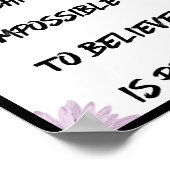 不可能を達成する唯一の方法は~することである ポスター (角)