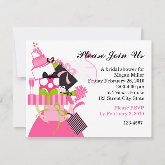 不可能結婚な山 招待状 (正面)