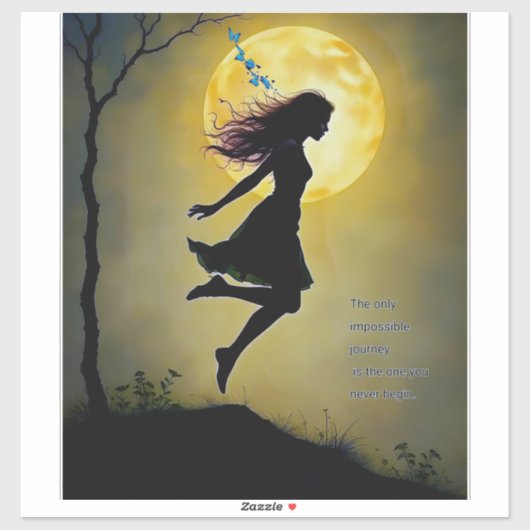 不可能 シール (シート)