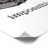 不可能、可能 – ポスター (角)