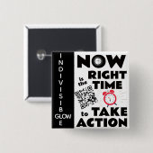 不可視光彩の可視性 缶バッジ (正面&裏面)