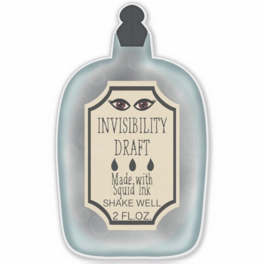 不可視性ステッ荷車を引くカー シール (正面)