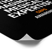 不可視疾患Rsd Crps認識度1 ポスター (角)