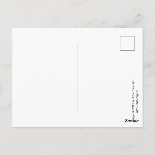 不可視的存在 ポストカード (裏面)