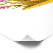 不可解なかわいこちゃんおもしろいプリン。ベビータイガー漫画 フォトプリント            (角)