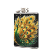 不可解なエレガンス：ピーコックスのエメラルドプルーム フラスク (左)