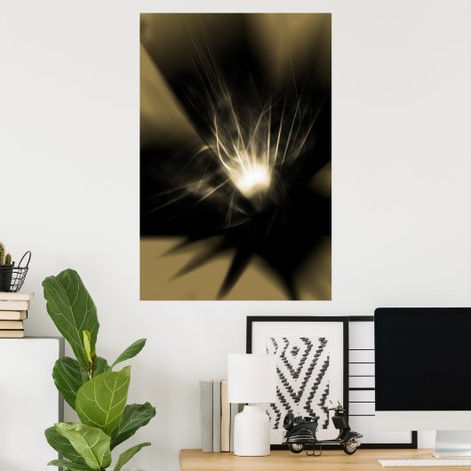 不可解な光 ポスター (ホームオフィス)