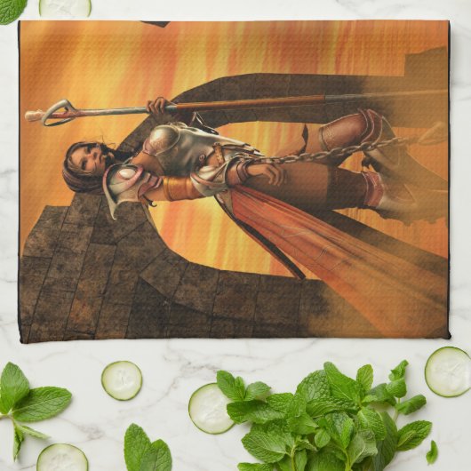 不可解な戦士 キッチンタオル (折り畳み)