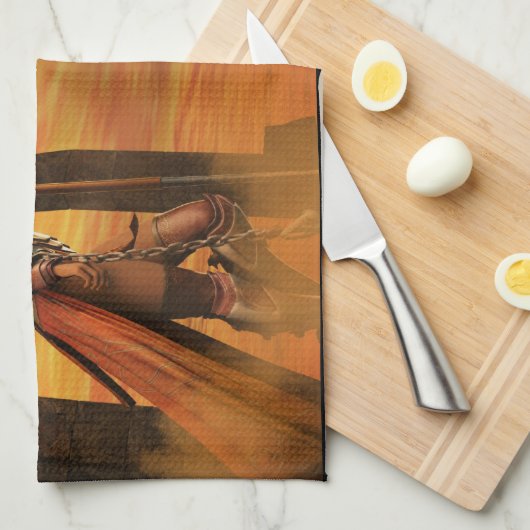 不可解な戦士 キッチンタオル (四つ折り)