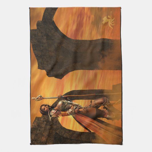 不可解な戦士 キッチンタオル (縦)