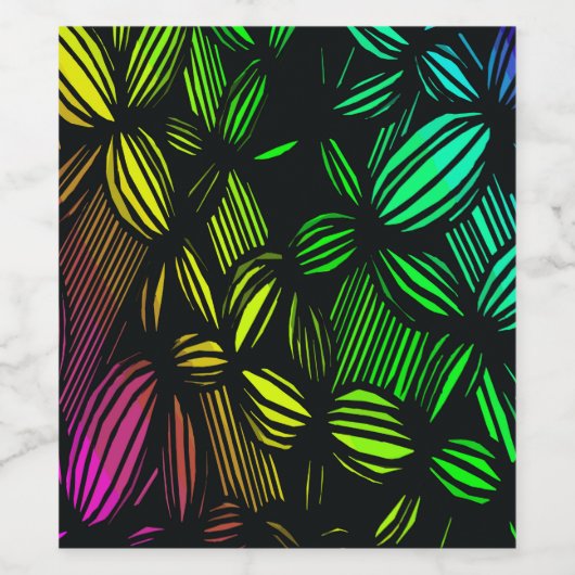 不可解な線 ワインラベル (シングルラベル)