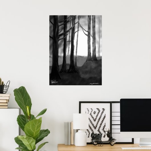 不可解な ポスター (ホームオフィス)