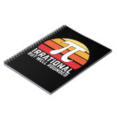 不合理だが良く丸いパイ日の数学ヴィンテージ ノートブック (左側)