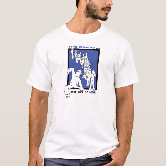 不合理なライン Tシャツ (正面)