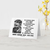 不合理な女性の進歩G.B.ショウQuote カード (黄色い花)