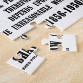 不合理な女性の進歩G.B.ショウQuote ジグソーパズル (側面)