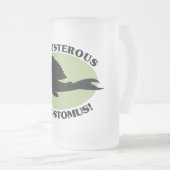 不合理なPlecostomus フロストグラスビールジョッキ (正面右)