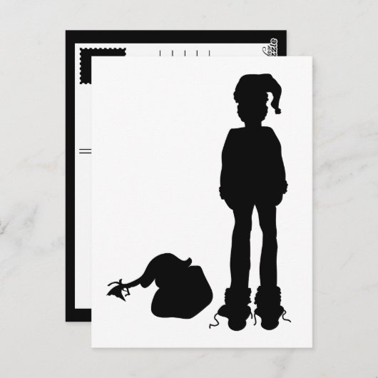 不吉なサンタ ポストカード (正面/裏面)